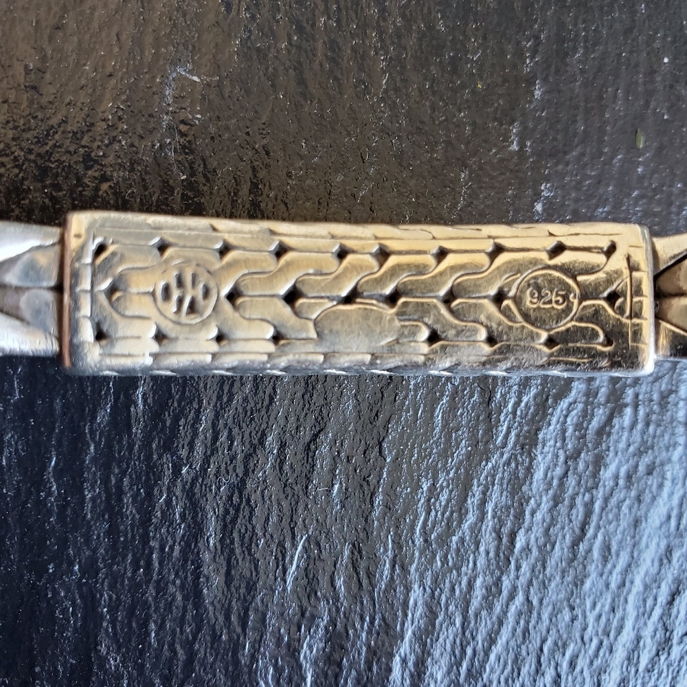 John Hardy SS & Black Sapphire Bracelet - Picture 3 of 15